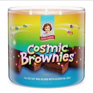 🚀 GC Cosmic Brownies Little Debbie 3-Wick Candle NEW